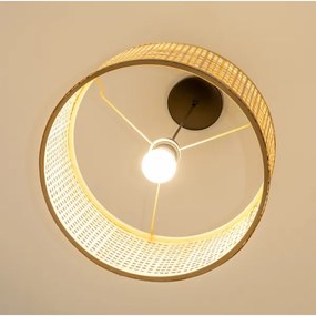 Brilagi - LED függőlámpa kábellel CERIA BOHO 1xE27/40W/230V átm. 25 cm bambusz