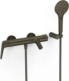 TRES Fuji kád csaptelep zuhanyszettel együtt feketére színezett bronz 28117001KMB
