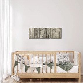 Kép - Fa (órával) (90x30 cm)