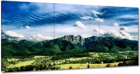 Festmények 120x60 Tátra Panoráma Tájkép