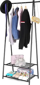 Fogas, fém, fekete, AUV-E1105 BK