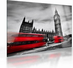 Kép - a Parlament londoni házai (üvegen) (70x50 cm)