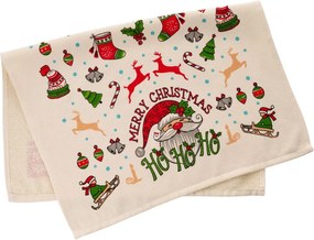 Xmas 2 részes pamut konyharuha szett 40 × 60 cm