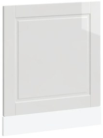vidaXL mosogatógép panel Porto magasfényű fehér 60x1,5x67 cm gépi fa
