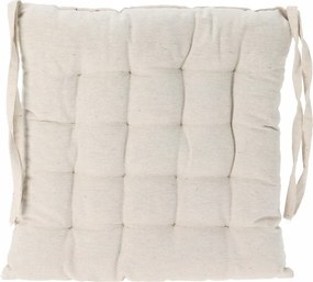 Székpárna Kötött Négyzet Alakú Fehér 39 x 39 cm Ülőgarnitúra