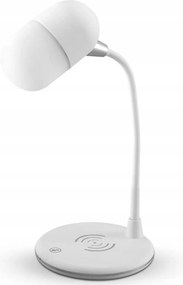 3 az 1-ben asztali lámpa vezeték nélküli töltéssel és Bluetooth hangszóróval