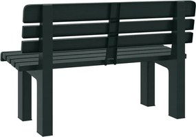 Zöld polipropilén kerti pad 110 x 52 x 71 cm