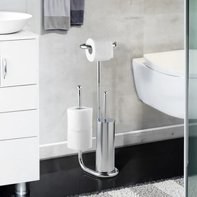 Universalo WC-papír és kefe tartó szett - Wenko