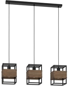 Eglo 43805 - Csillár zsinóron EVESHAM 3xE27/40W/230V