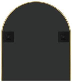 aranyszínű ovális falitükör 100x45 cm