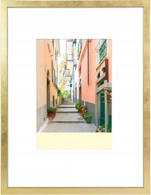 Fa képkeret Mdf Smart arany 21x29,7 cm Plexi