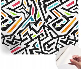 Öntapadós fotótapéta Egyszerű összeszerelés Absztrakt mozaik 312x219 cm