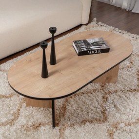 Sable Sapphire Oak Black konferenciaasztal