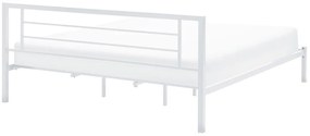 Franciaágy 180 cm CONNET (ágyráccsal) (fehér). 1007226