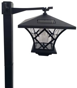 LED napelemes kültéri lámpa 3 az 1-ben LED/1,2V 200 mAh IP44 fekete