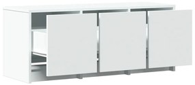 fehér szerelt fa TV-szekrény LED-ekkel 97 x 34 x 40 cm