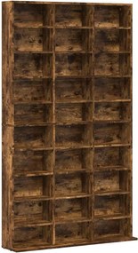 vidaXL füstös tölgy színű szerelt fa faliszekrény 60 x 26 x 18,5 cm