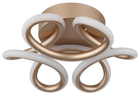 Globo 67386-24CH - MELISAND LED mennyezeti lámpa 24W/230V, 26 cm, arany