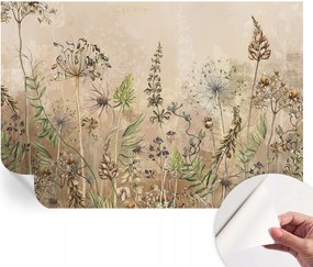 Fotótapéta Öntapadós tapéta a szobába Rusztikus virágok 152x104 cm