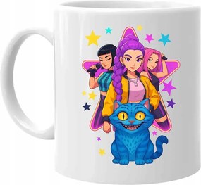 Rumi, Mira és Zoey Huntrix Bögre ajándék kpop demon hunters rajongóknak