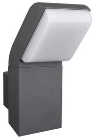 PREZENT 31303 MEDO Modern Kültéri Fali Lámpa Opál, Szürke LED IP44