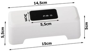 Modern érintésmentes WC öblítés automatikus mozgásérzékelővel - VERK 27030