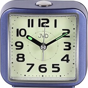 Kék 8 cm-ES Négyzet Alakú Megvilágított Ébresztőóra Szundival Jvd SRP8204.1