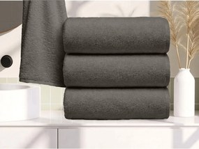 Törölköző NORIELLE 50x90 cm sötétszürke, 100% pamut