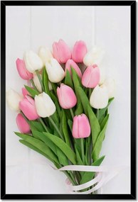 Poszterek keretben 40x60 Finom tulipánok