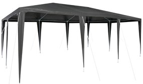 Parti Sátor Antracit 6x4 m PE
