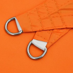 narancssárga téglalap alakú oxford-szövet napvitorla 2,5x3,5 m