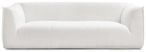 Fehér buklé kanapé 242 cm Giorgia – Bobochic Paris