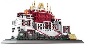 WANGE® 6217 | lego-kompatibilis építőjáték | 1464 db építőkocka | Tibeti Potala palota – Kína