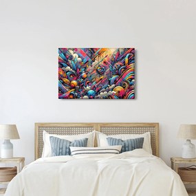 Kép - Színes graffiti (90x60 cm)