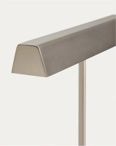 Ezüstszínű fém asztali lámpa (magasság 32,5 cm) Lynor – Kave Home