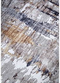 Világosszürke szőnyeg 120x160 cm Malard Anthracite Gold – Elle Decoration