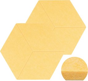 3D Hexagon Fali Dekorációs Filc Panelek 2db Akusztikus Dekoráció Loft