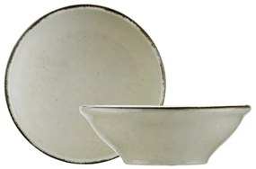 24 darabos étkészlet, bézs/porcelán