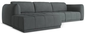 Sötétszürke sarokkanapé (bal oldali) Hoku – Makamii