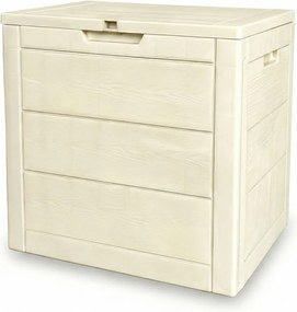 Kerti tároló box 56x43x53 cm, műanyag, bézs, AZB-G2035 CRM