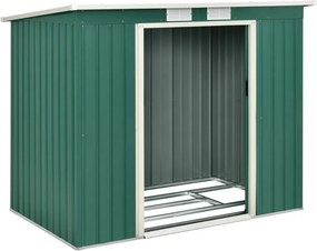 Kerti szerszámos fészer   213 x 130 x 173 cm sötétzöld
