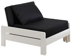 Fehér-fekete gyerek fotel Pino - Vipack