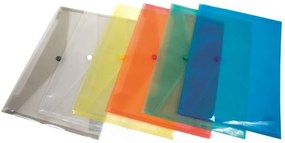 Irattartó tasak, A5, PP, patentos, DONAU, kék (D8547K)