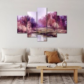 Kép - Őszi tájképfestés (150x105 cm)