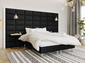 Kárpitozott fali panel Pazara 50x30 (öko-bőr Soft 011 + fekete). 1054360