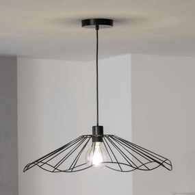 Brilagi - CERIA WIRE LED csillár huzalon, 1x E27/40W/230V, átmérő 60 cm, fekete