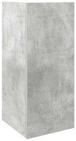 2 db betonszürke kisasztal polccal 25,5 x 27 x 60 cm