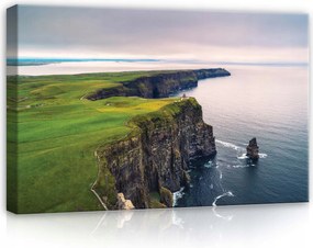 Vászonkép 60x40 Sziklák Moher Írország szikla tenger táj természet kilátás