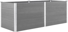vidaXL szürke WPC kerti magaságyás 250 x 100 x 91 cm