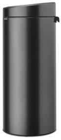 Sötétszürke acél érintésre nyíló szemetes 30 l Touch Bin – Brabantia